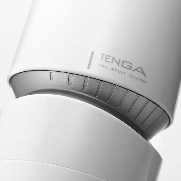 TENGA Aero - onaniprodukt med stark sugkraft - vit/silver