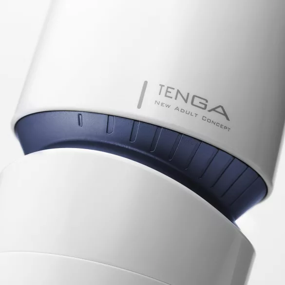 TENGA Aero - oral masturbator - stark sugkraft - vit/blå