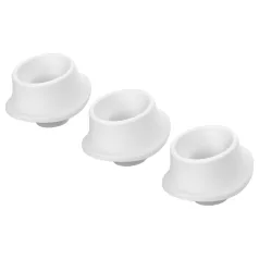 Womanizer L - reservmunstycke set - stor - vit (3 st)