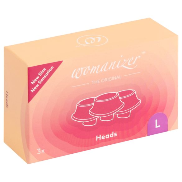 Womanizer L - ersättningsmunstycke set - lila (3 st) - stor