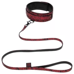 Fifty Shades of Grey - halsband och koppel - svart/röd