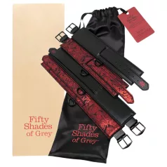 Fifty Shades of Grey - handbojor set - svart/röd