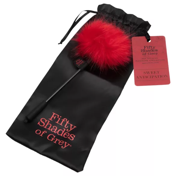 Fifty Shades of Grey - fjäderkittlare - svart/röd