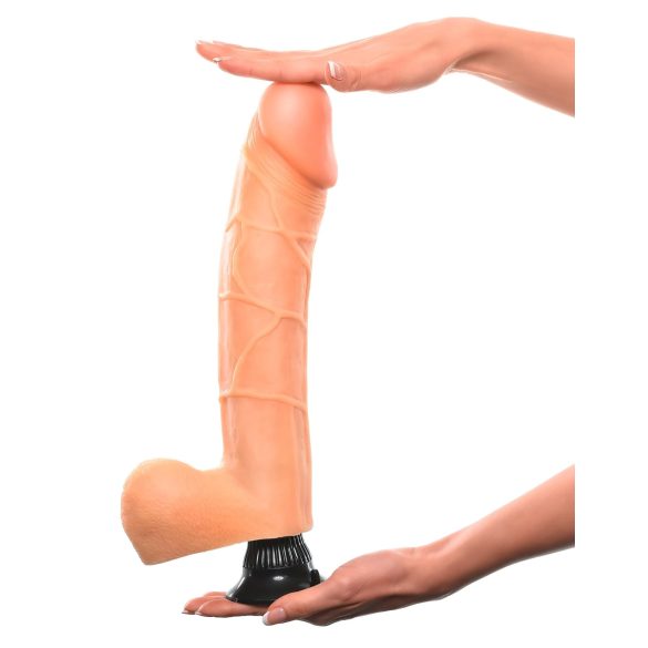Real Feel Deluxe Nr.12 - naturtrogen vibrator med kulor