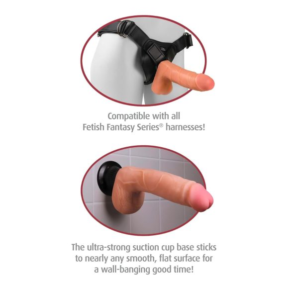 Real Feel Deluxe Nr.12 - naturtrogen vibrator med kulor