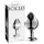 Icicles No. 25 - analplugg glas konisk transparent