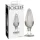 Icicles nr 26 - konisk analplugg i glas (transparent)