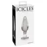 Icicles nr 26 - konisk analplugg i glas (transparent)