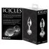 Icicles No. 44 - analplugg i glas - konisk - transparent