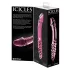 Icicles No. 57 - dubbeldildo med penisform - glas - rosa