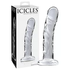 Icicles No. 62 - dildo med penisform - glas - transparent
