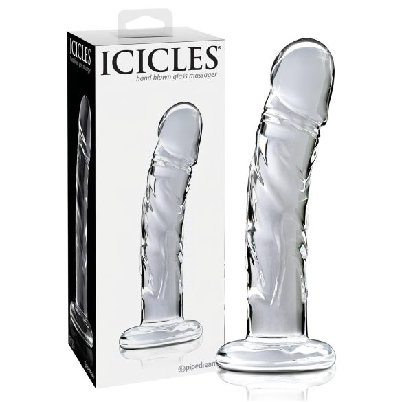 Icicles No. 62 - glasklar penisdildo