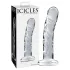 Icicles No. 62 - dildo med penisform - glas - transparent