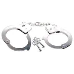 Fetish Fantasy - handbojor i metall för nybörjare (silver)