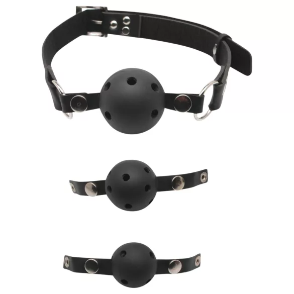 Fetish Fantasy - munboll set - svart