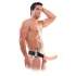 Pipedream - Fetish Strap-On 8 - påspänningsbar, ihålig vibrator (naturell)