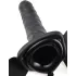 Pipedream Fetish Strap-On 8 - påspänningsbar, ihålig vibrator (svart)