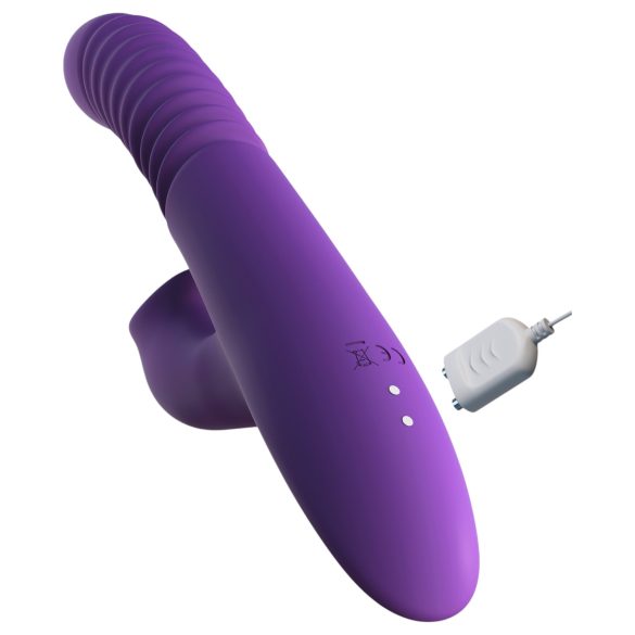 Fantasy For Her - 3-i-1 vibrator med värmefunktion - lila