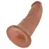 King Cock - realistisk dildo med sugkopp 23cm - mörk natur