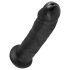 King Cock 9 - sugfotsdildo (svart)