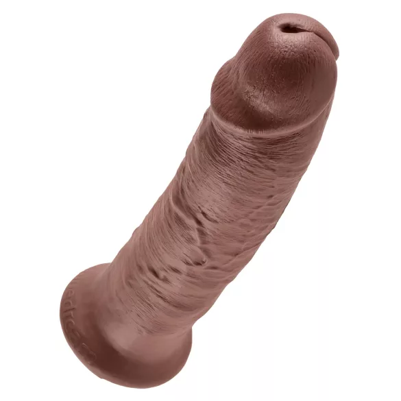 King Cock - dildo med sugkopp 25cm - brun