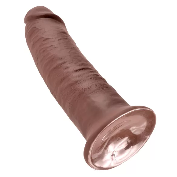 King Cock - dildo med sugkopp 25cm - brun