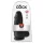 King Cock - dildo med sugkopp och pung - svart - 23cm