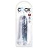 King Cock Clear 6 - Dildo med Sugkopp (15 cm)
