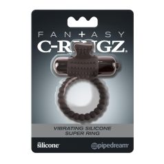 Pipedream Fantasy C-Ringz - vibratorring för penis - svart