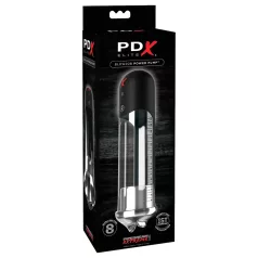 PDX Blowjob - automatisk penispump med läppar - svart