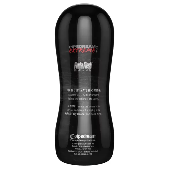 PDX - masturbator med vibration - realistisk vagina - naturfärg