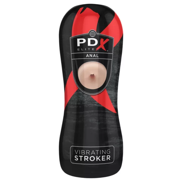 PDX Elite - vibrerande analmasturbator (naturfärg)