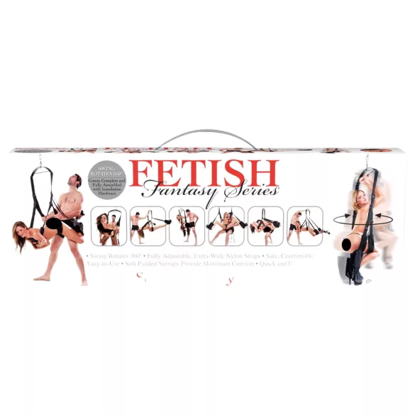 Fetish Fantasy - sexgunga med 360 graders rotation - svart