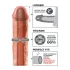 Pipedream - X-TENSION Mega 2 - realistiskt penissleeve (20,3 cm, naturfärg)