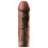 X-TENSION Mega 2 - Naturtrogen Penishylsa (20,3cm) - Mörk Naturlig