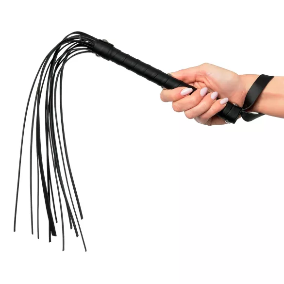 Fetish Fantasy Deluxe Cat-O-Nine - piskrapp - svart - 65cm