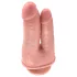 King Cock - dubbel dildo för dubbelpenetration - realistisk - naturfärg