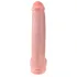 King Cock 15 - dildo med pung och sugkopp (38 cm, naturfärg)