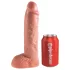 King Cock - Strapon-dildo ihålig 25 cm