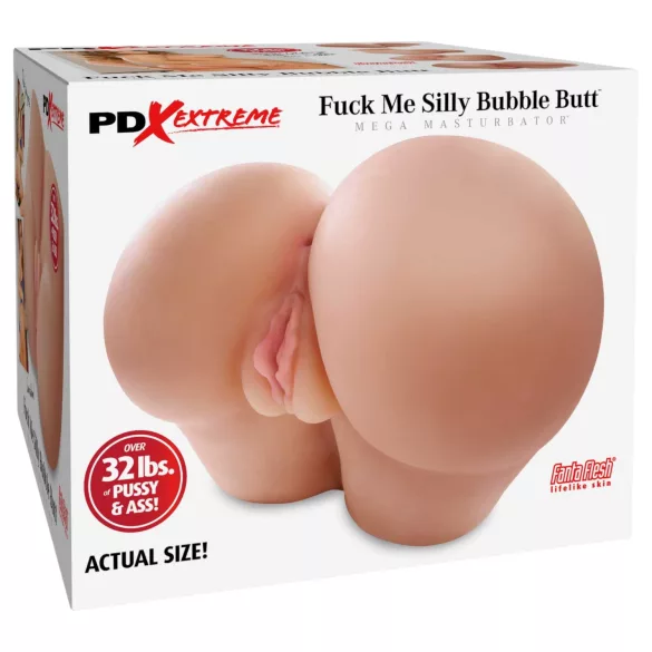 Pipedream - Fuck Me Silly Bubble Butt - rumpmasturbator (hudfärgad)