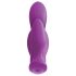 3Some Total Extas - uppladdningsbar trippelvibrator med radio (lila)