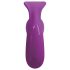 3Some Total Extas - uppladdningsbar trippelvibrator med radio (lila)