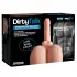 PDX Dirty Talk - realistisk rumpa torso med dildo - natur