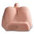 PDX Dirty Talk - realistisk rumpa torso med dildo - natur