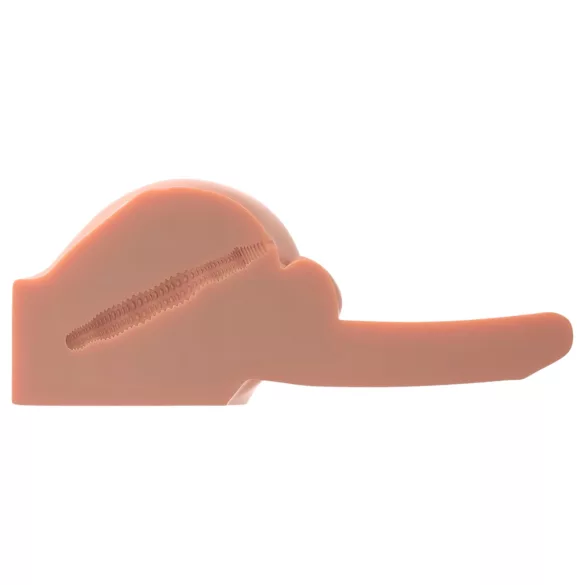 PDX Dirty Talk - realistisk rumpa torso med dildo - natur