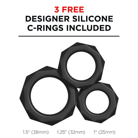 PDX Moto Blower - masturbator med sug och vibration - svart