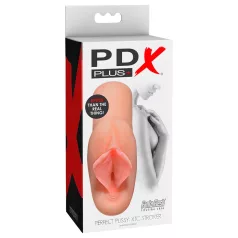 PDX XTC Stroker - realistisk masturbatorficka - naturfärg