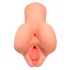 PDX Pick Your Pleasure - 2‑i‑1 realistisk masturbator (naturell)
