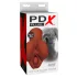 PDX Pick Your Pleasure - 2-i-1 realistisk masturbator (brun)