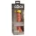 King Cock Elite 6 - realistisk dildo med sugkopp - 15 cm - mörk